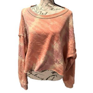 AMERICAN EAGLE Women’s Cropped Tie Dye Sweatshirt - Size Small